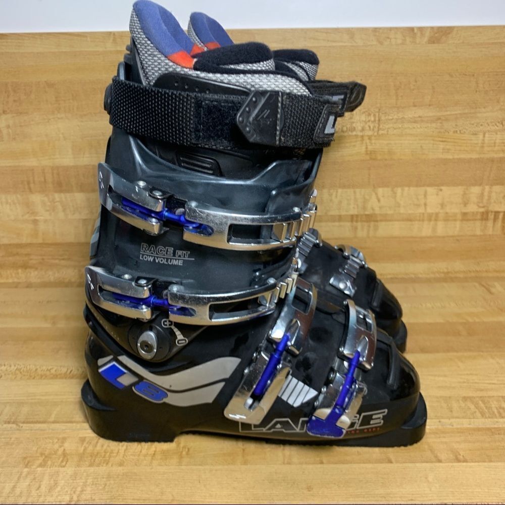 Lange L8 Race Fit 5.5 US 275mm Black Ski Boots
